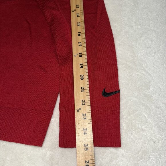 Men's Nike Tiger Woods TW Knit Golf Pullover Sweater Red Size XLarge - Picture 6 of 8